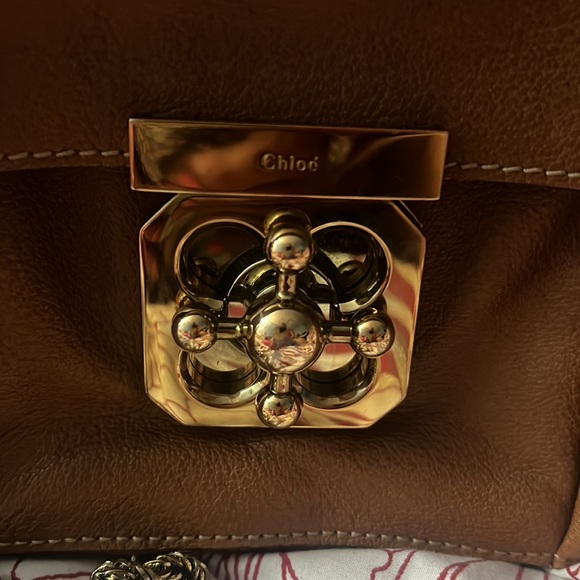 Chloe Elsie small leather Handbag Gold Hardware - Picture 2 of 10